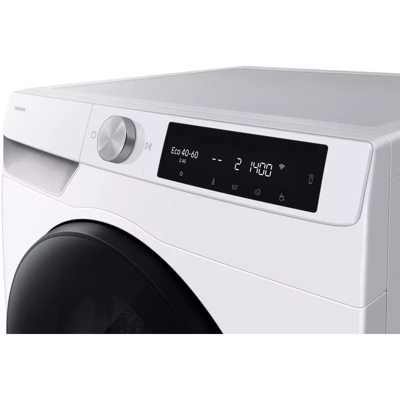 Samsung WD90HG6U94BEU4 Laisvai pastatoma skalbimo mašina su džiovintuvu, 9 kg skalbimas / 6 kg džiovinimas, 1400 aps./min., EcoBubble, balta