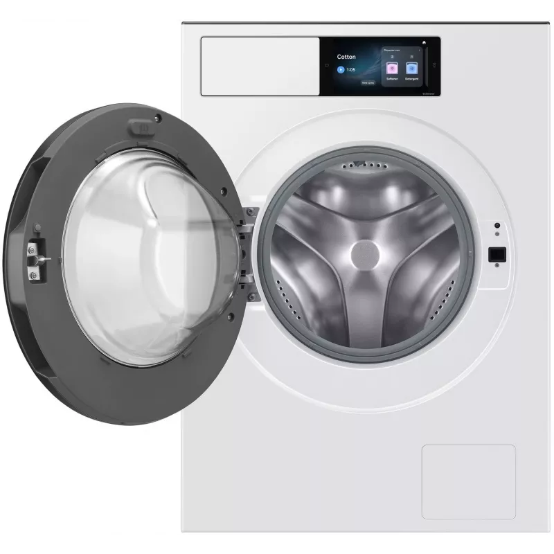 Samsung WF90H09C4WT2 9 kg 1400 aps./min. priekinio pakrovimo skalbimo mašina su Ecobubble technologija, skaitmeniniu inverteriniu varikliu, VRT Plus, deimantiniu būgnu, LED ekranu, balta
