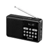SANDBERG Speaker Radio FM+BT Recharge nešiojamas Bluetooth garsiakalbis su FM radiju, AUX, USB, MicroSD, 6W, juodas
