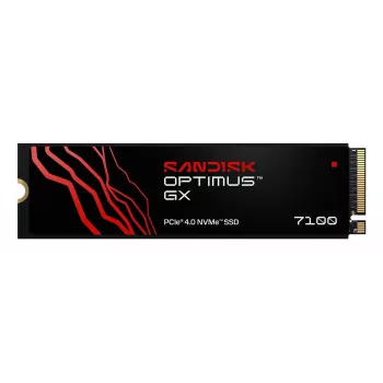 SanDisk 2TB M.2 NVMe PCIe 4.0 vidinis SSD - 1200 TBW, 7250 MB/s skaitymas, 6900 MB/s rašymas