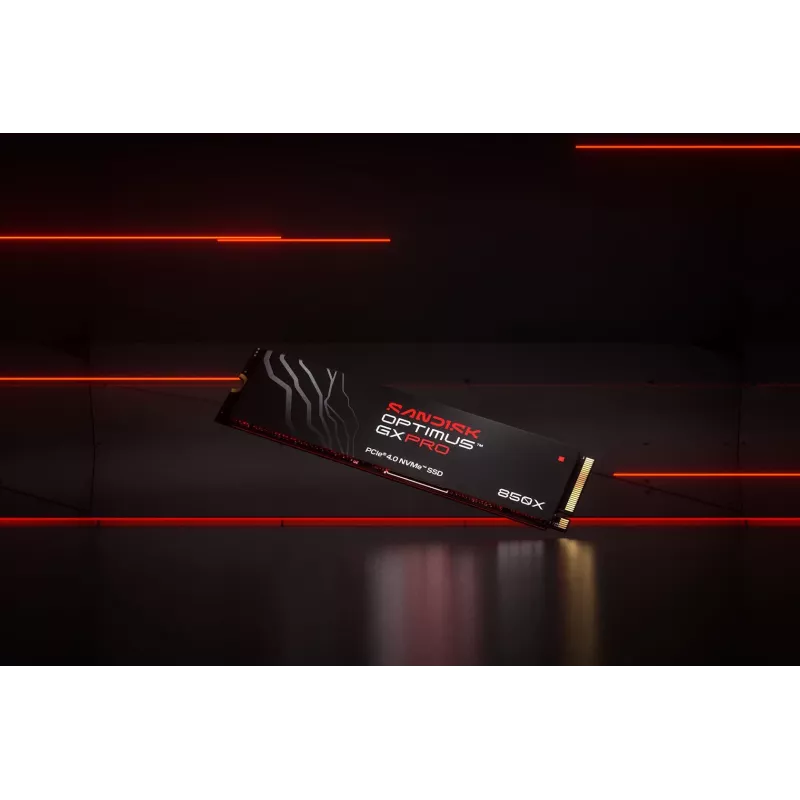 SanDisk 2TB M.2 NVMe PCIe 4.0 vidinis SSD - 7300 MB/s skaitymas, 6600 MB/s rašymas