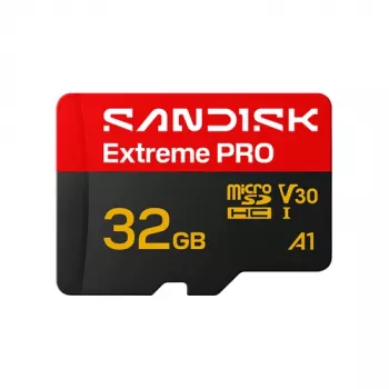 SanDisk Extreme PRO microSDHC 32GB UHS-I U3 V30 atminties kortelė, skaitymo greitis iki 100 MB/s