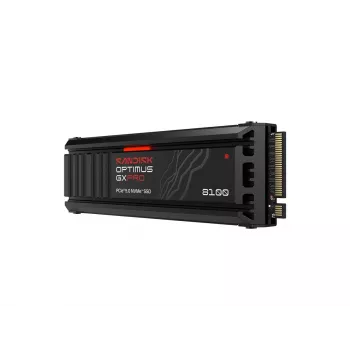 SanDisk Optimus GX PRO 8100 4TB PCIe Gen5 NVMe M.2 2280 vidinis SSD su radiatoriumi ir aparatine šifravimo įranga