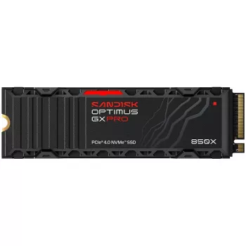 SanDisk Optimus GX PRO 850X 4TB vidinis SSD, M.2 2280 D5-M, PCIe 4.0 x4 NVMe, TCG Opal Encryption 2.01, integruotas aušintuvas