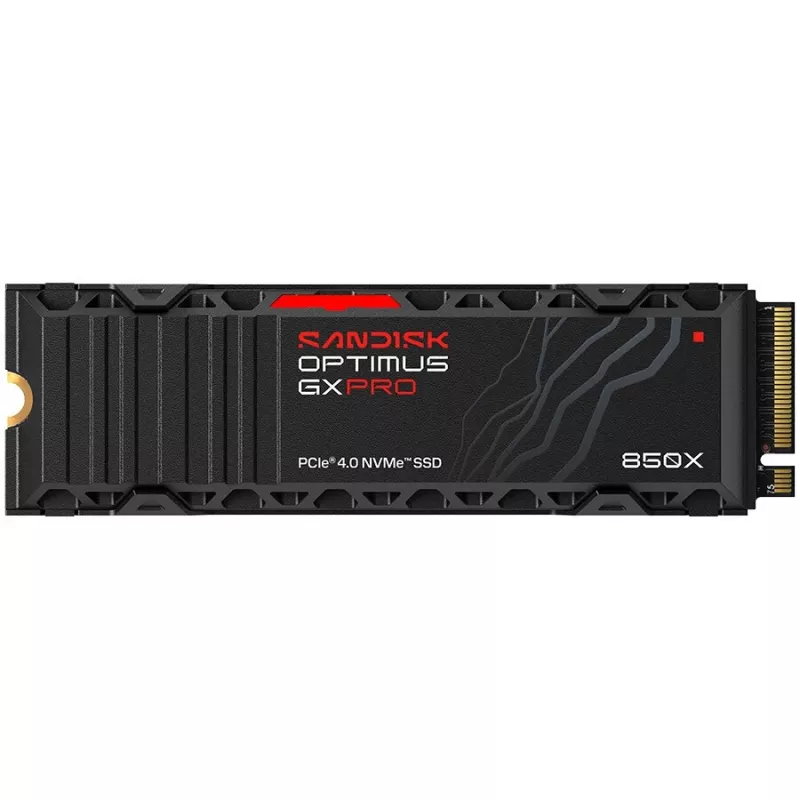 SanDisk Optimus GX PRO 850X 4TB vidinis SSD, M.2 2280 D5-M, PCIe 4.0 x4 NVMe, TCG Opal Encryption 2.01, integruotas aušintuvas