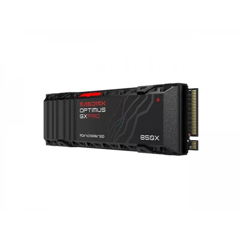 SanDisk Optimus GX PRO 850X 4TB vidinis SSD, M.2 2280 D5-M, PCIe 4.0 x4 NVMe, TCG Opal Encryption 2.01, integruotas aušintuvas