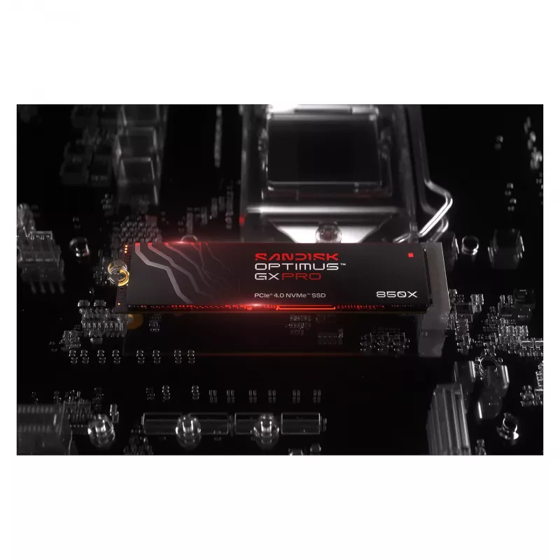 SanDisk Optimus GX PRO 850X 4TB M.2 2280 NVMe PCIe 4.0 SSD su TCG Opal šifravimu