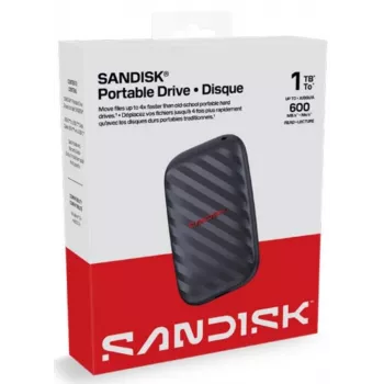 SanDisk SDSSDE10-1T00-G25 Extreme Portable SSD 1TB USB-C 3.2 Gen 2 išorinis kietojo kūno diskas (mėlynas)