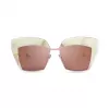 Sartorialeyes ST508-05 Moteriški stačiakampiai akiniai nuo saulės Juodi/Pilki UV400
