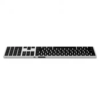 Satechi Slim X3 Bluetooth klaviatūra su skaitmeniniu bloku - sidabrinė