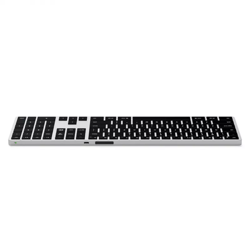 Satechi Slim X3 Bluetooth klaviatūra su skaitmeniniu bloku - sidabrinė