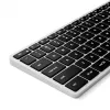Satechi Slim X3 Bluetooth klaviatūra su skaitmeniniu bloku - sidabrinė