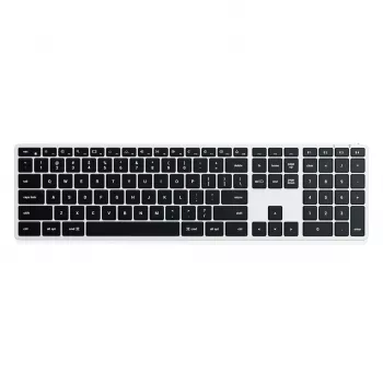 Satechi Slim X3 Bluetooth klaviatūra su skaitmeniniu bloku - sidabrinė