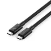 SATECHI Thunderbolt 5 Pro Cable 1m USB-C į USB-C – 120Gbps, 240W, juoda