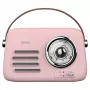 SAVIO RS-03 Nešiojamasis radijas FM/AM su MP3 USB/SD atkūrimu, Rožinis