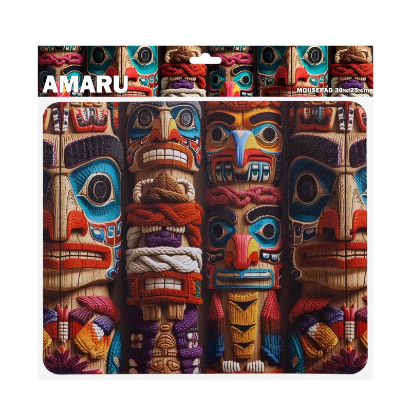 SBOX AMARU M MP-06 žaidimų pelės kilimėlis 300x250x2 mm, juodas