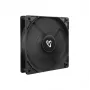 SBOX CF-120 120mm PC Case Fan, Black, 1200 RPM, 38 CFM, 23.2 dBA, Hydraulic Bearing, 3-Pin + Molex