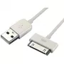 SBOX IPH4 USB-A į Apple 30-pin laidas, 2m, baltas, įkrovimui ir duomenims