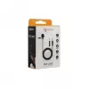 SBOX PM-402 dujinis vieno monitoriaus laikiklis ant stalo 17-32 colių ekranams, 9 kg, VESA 75/100, spaustukas ir įvorė, juodas
