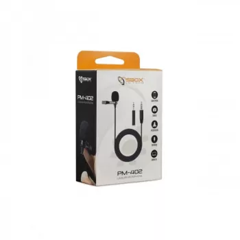 SBOX PM-402 dujinis vieno monitoriaus laikiklis ant stalo 17-32 colių ekranams, 9 kg, VESA 75/100, spaustukas ir įvorė, juodas