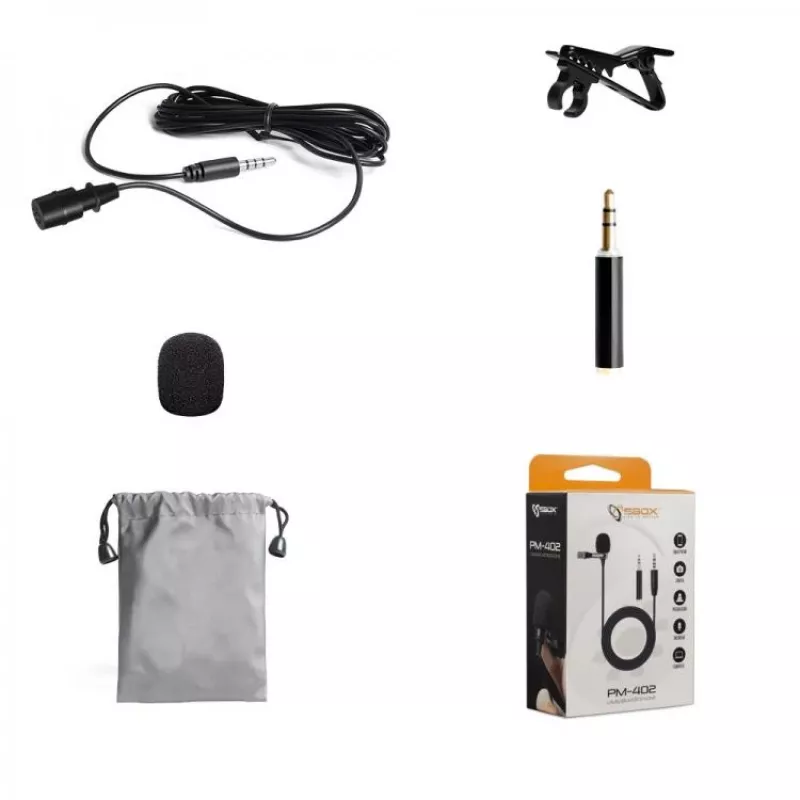 SBOX PM-402 dujinis vieno monitoriaus laikiklis ant stalo 17-32 colių ekranams, 9 kg, VESA 75/100, spaustukas ir įvorė, juodas