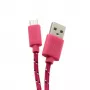 SBOX USB-1031P USB į Micro USB laidas 1m Rožinis