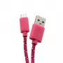 SBOX USB-1031P USB į Micro USB laidas 1m Rožinis