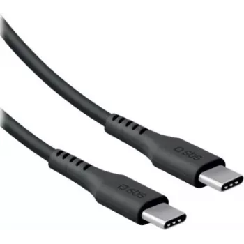 SBS USB-C į USB-C laidas 2m 60W USB Power Delivery juodas