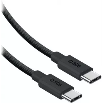 SBS USB-C į USB-C nailono laidas 2m 240W juodas