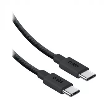 SBS USB-C į USB-C nailono laidas 2m 240W juodas