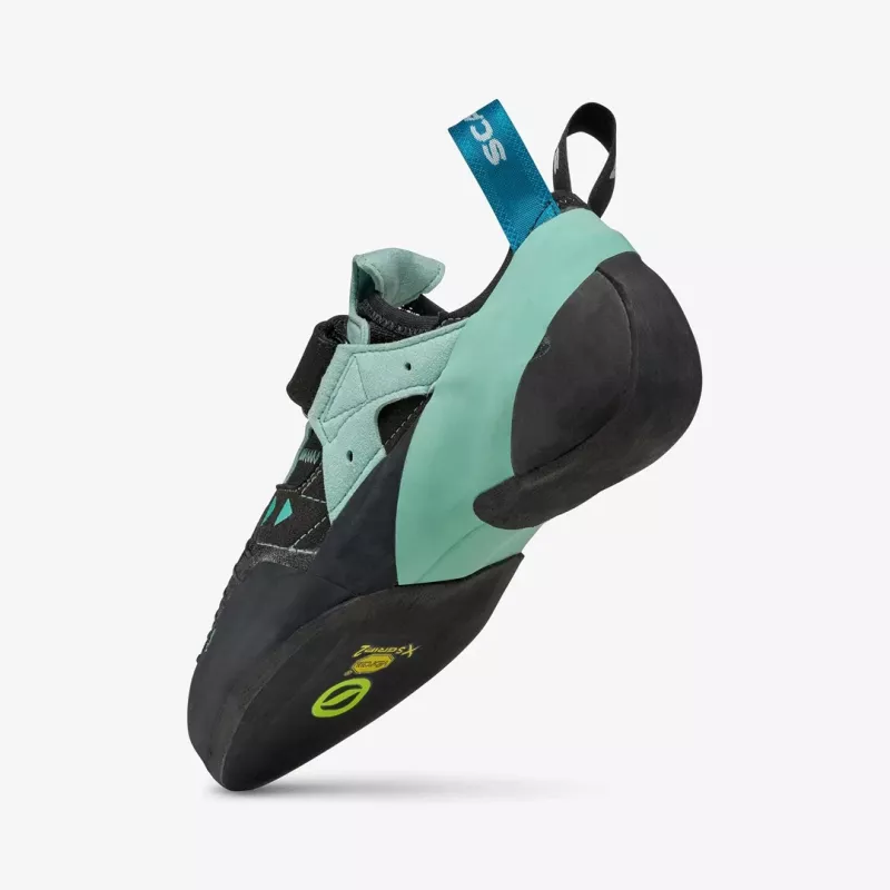 Scarpa Instinct VS moteriški laipiojimo bateliai - juoda/akvamarino - EU 39