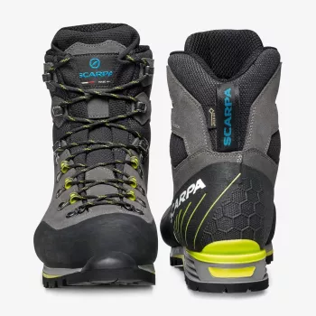 Scarpa Manta Tech GTX Mountaineering Boots - Shark/Lime (EU 46.5)