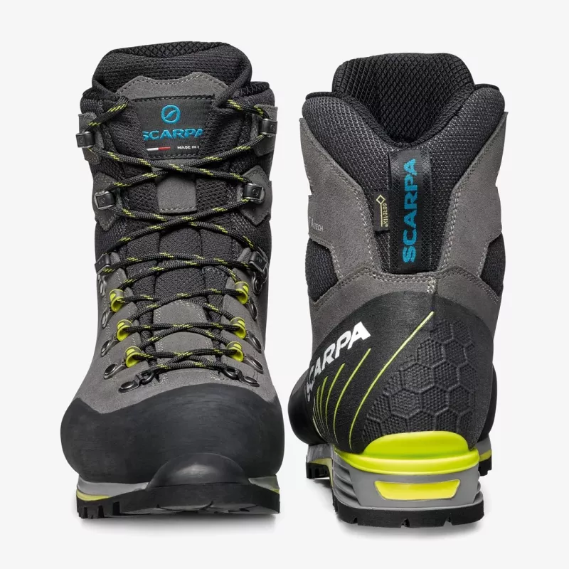SCARPA Manta Tech GTX laipiojimo batai - Shark/Lime, 42.5 dydis