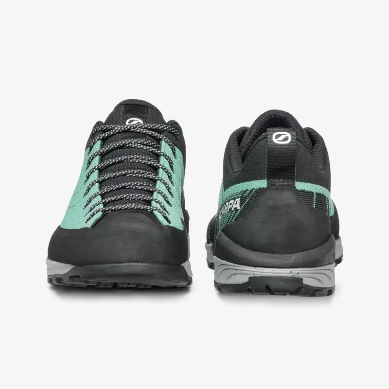 SCARPA Mescalito Planet Woman Approach Shoe 38.5 Jade/Black