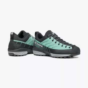 Scarpa Mescalito Women's Approach Shoes - Size 38 - Mid Grey/Light Blue