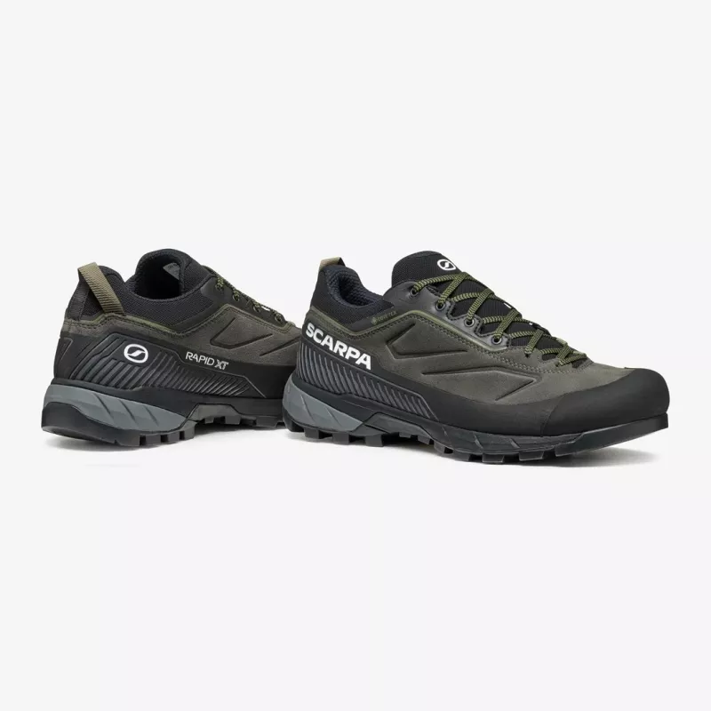 Scarpa RAPID XT GTX Approach Shoe, 44, Shark - Military