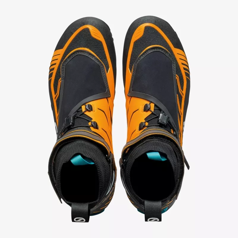 Scarpa Ribelle Tech 3 HD Mountaineering Boots - Black/Bright Orange - Size 40 EU