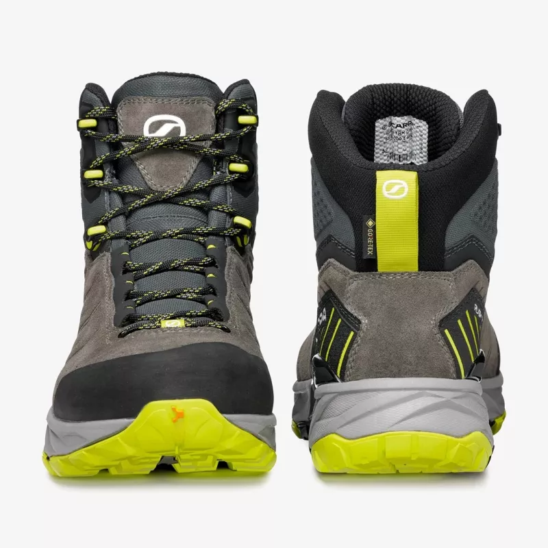 SCARPA Rush TRK GTX Hiking Boots Titanium/Lime - EU 43