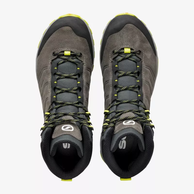Scarpa Rush TRK GTX Hiking Boots - Titanium/Lime, Size 46