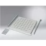 SCHÄFER IT SYSTEMS Fiksuota stovo lentyna 19 colių 1U 448x400mm Šviesiai pilka 6550400