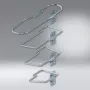 SCHÄFER IT SYSTEMS lipni vielos spaustukas sidabrinės-pilkos spalvos PA6.6, maks. 6 mm, 25x19x9 mm, 7968300