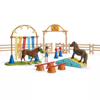 Schleich Farm Life Pony Agility Training Playset