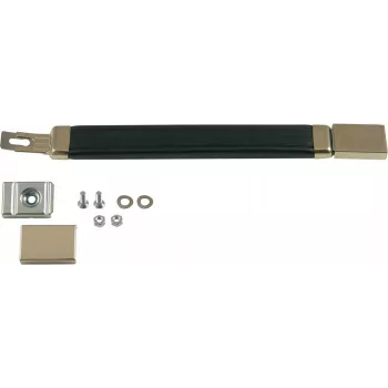SCHROFF Bandgriff 240mm juodas aliuminis traukimo rankena, 22mm rankenos plotis, 220mm tvirtinimo žingsnis 10504003
