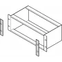 SCHROFF dengiamoji plokštė 3U be rankenos 4HP aliuminis 34561197
