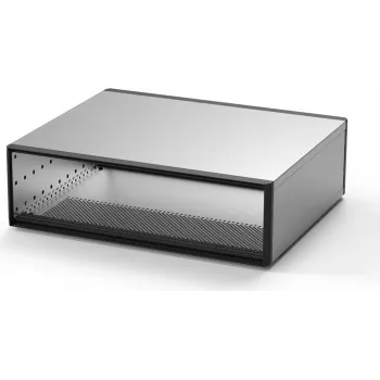 SCHROFF ratiopacPRO 3U 84HP 255mm stalinis/rack montuojamas korpusas, šviesiai pilkas 24571038