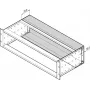 Schroff galinis dangtis subrack, 3U 84HP, 220 mm gylis, plienas, cinkuotas 34561752