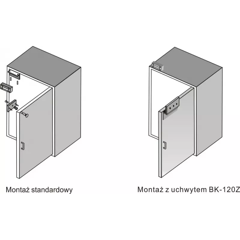 SCOT EL-120 Electromagnetic Lock 120kg (260lbs) 12V DC Fail-Safe Surface Mount