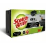 Scotch-Brite BBQ grilio valymo juodas itin galingas abrazyvinis šveitiklis su nagus tausojančia rankena, 1 vnt. (GNS1N)