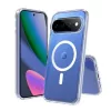 SCREENOR Bumper Case, skirtas Google Pixel 11 Pro XL – Magnetinis, suderinamas su MagSafe, permatomas su juodu rėmeliu, TPU/PC