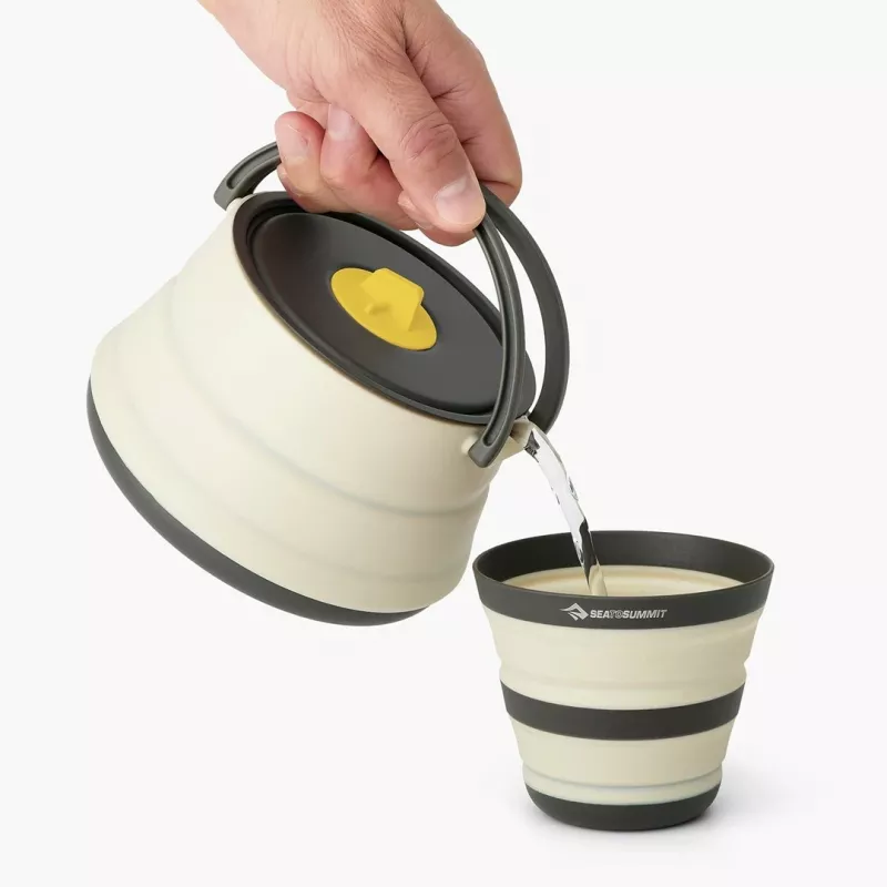 Sea To Summit Frontier arbatinukas 1,3 l juodas, baltas